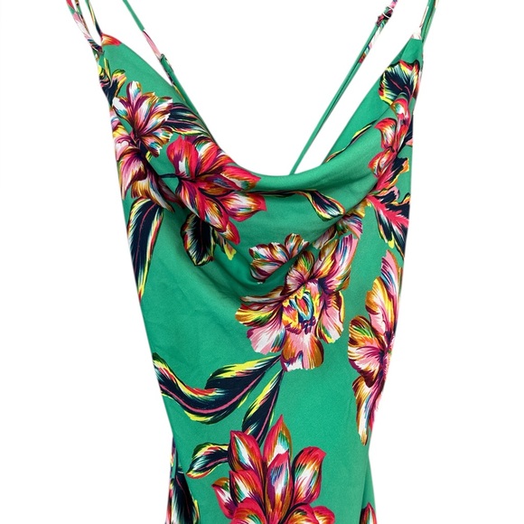 Michael Costello X Revolve Bentley Dress in Green Floral - Picture 5 of 11